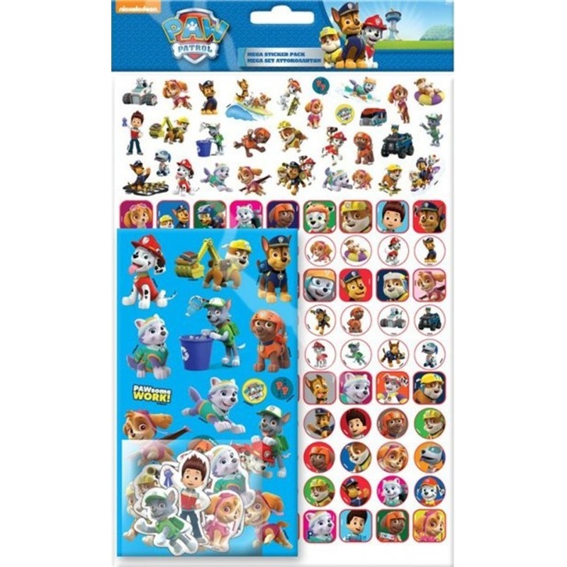 150 Paw Patrol Mission Stickers