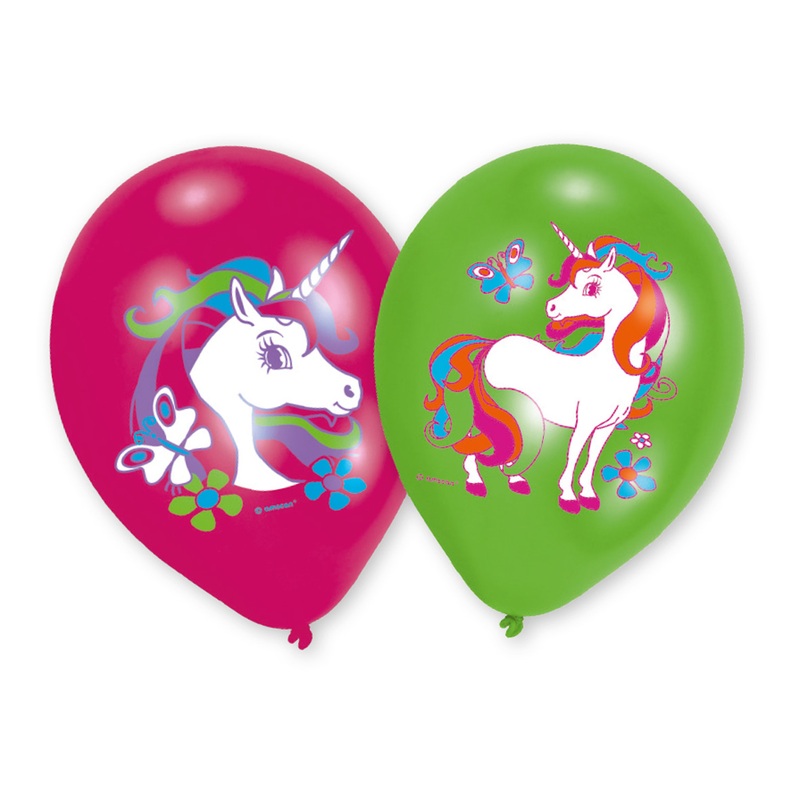 6 balloons Magic rainbow unicorn