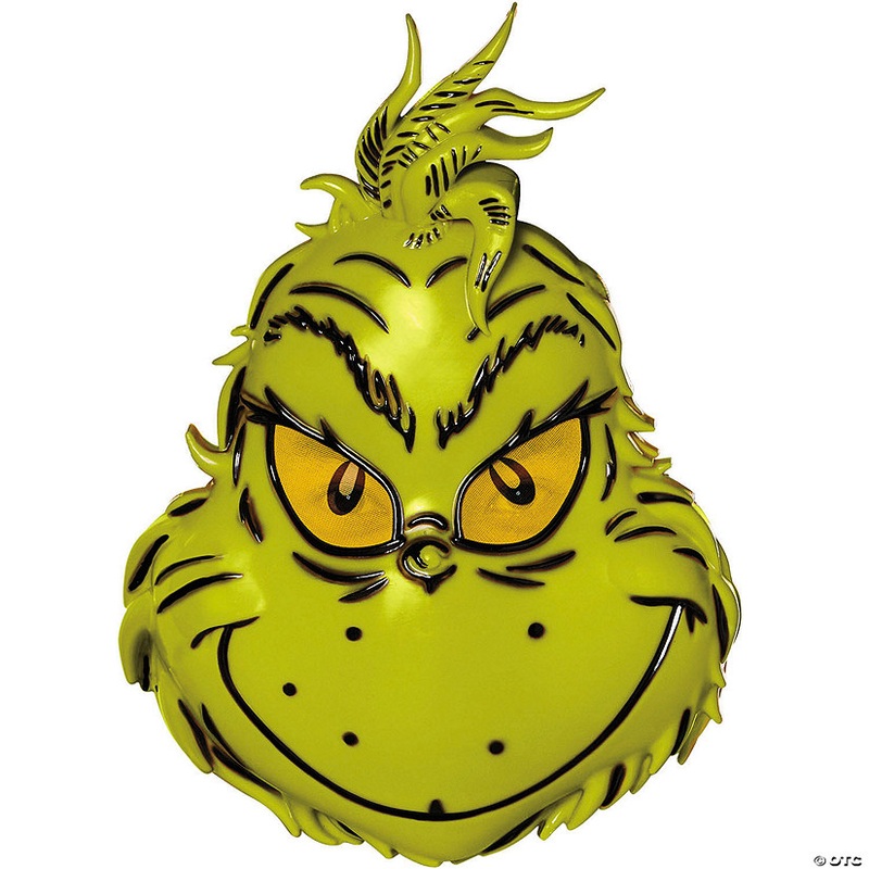 Adults Dr. Seuss How the Grinch Stole Christmas Grinch Mask