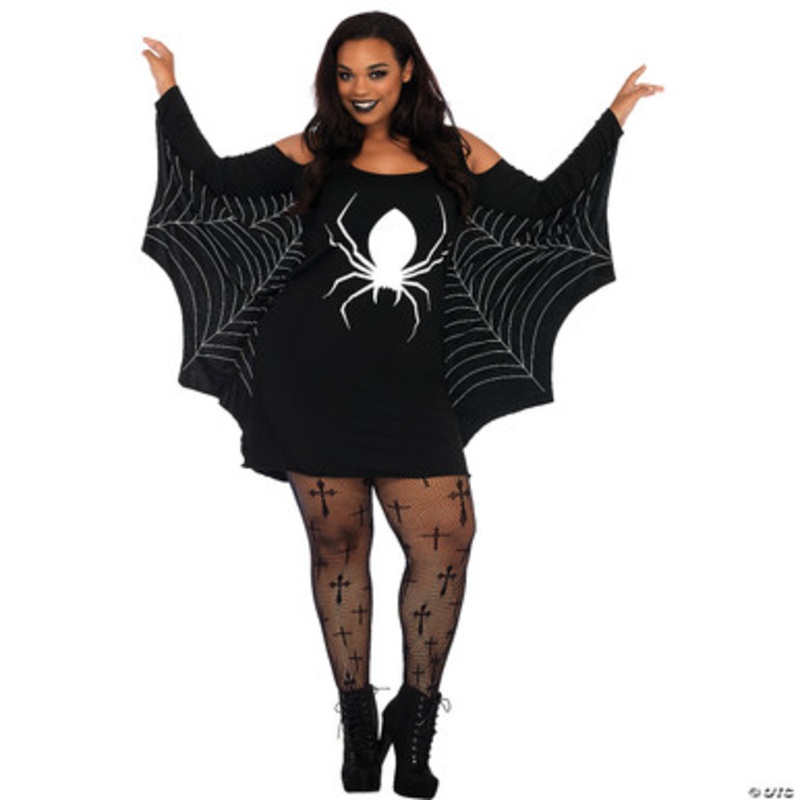 Jersey Spiderweb Dress Costume – Plus Size XX-Large