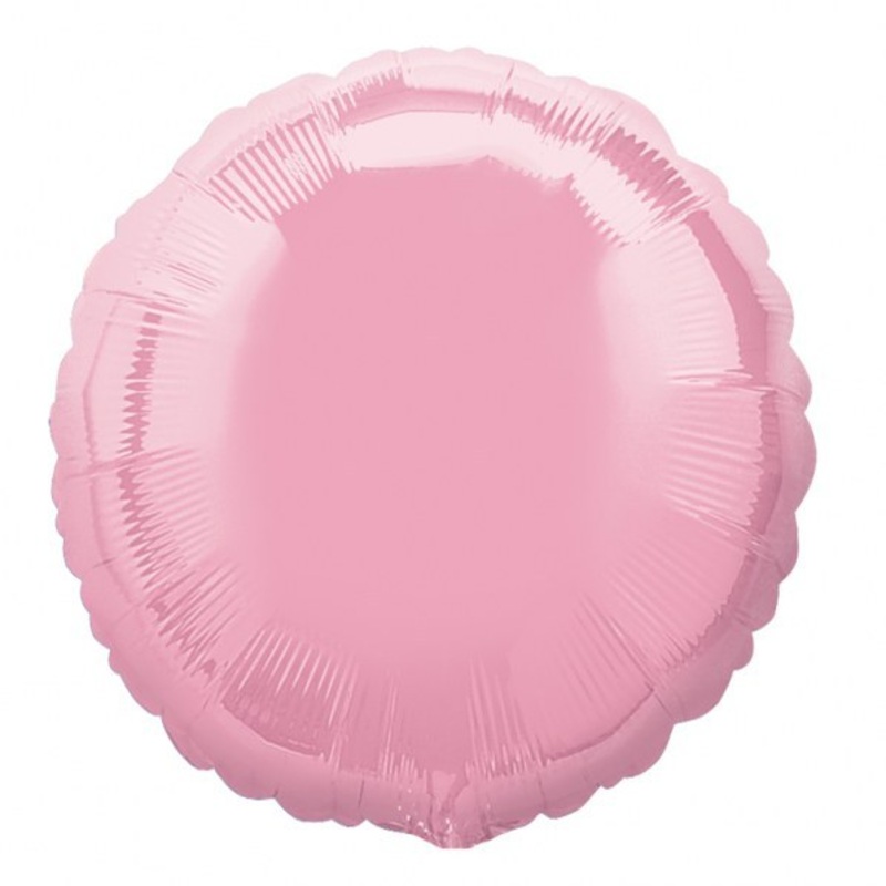 Round Pearl Pink Foil Balloon – 18