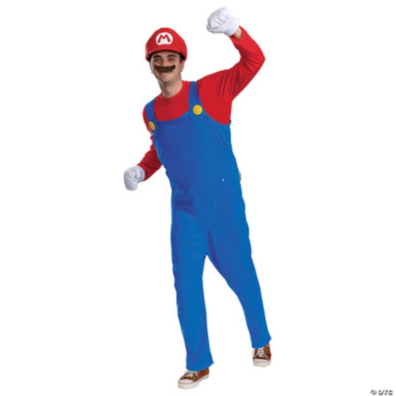 Super Mario Bros. Mario Elevated Costume – Adult Small/Medium