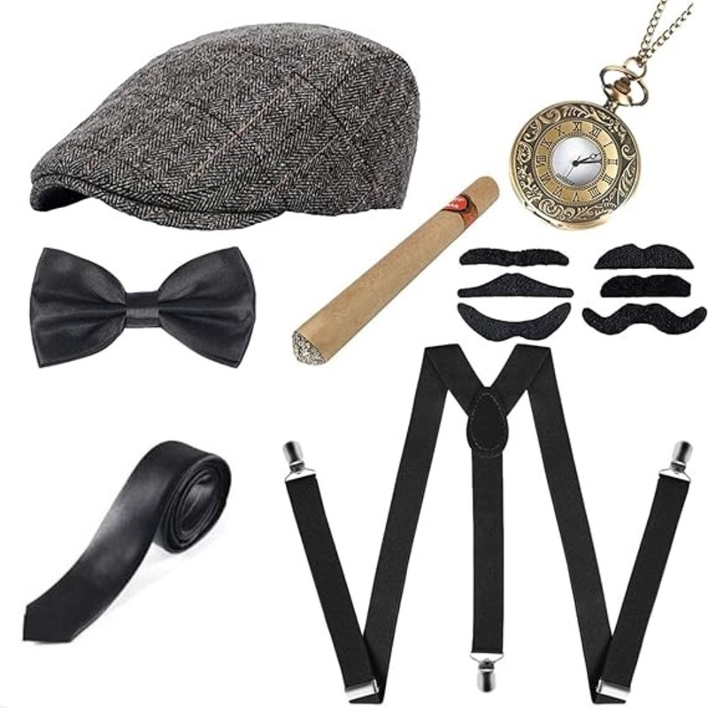 1920’s Men’s Gangster Accessories Set