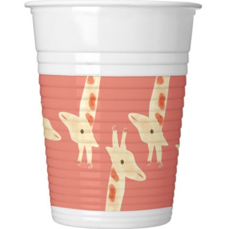 8 Happy Safari cups 200ml