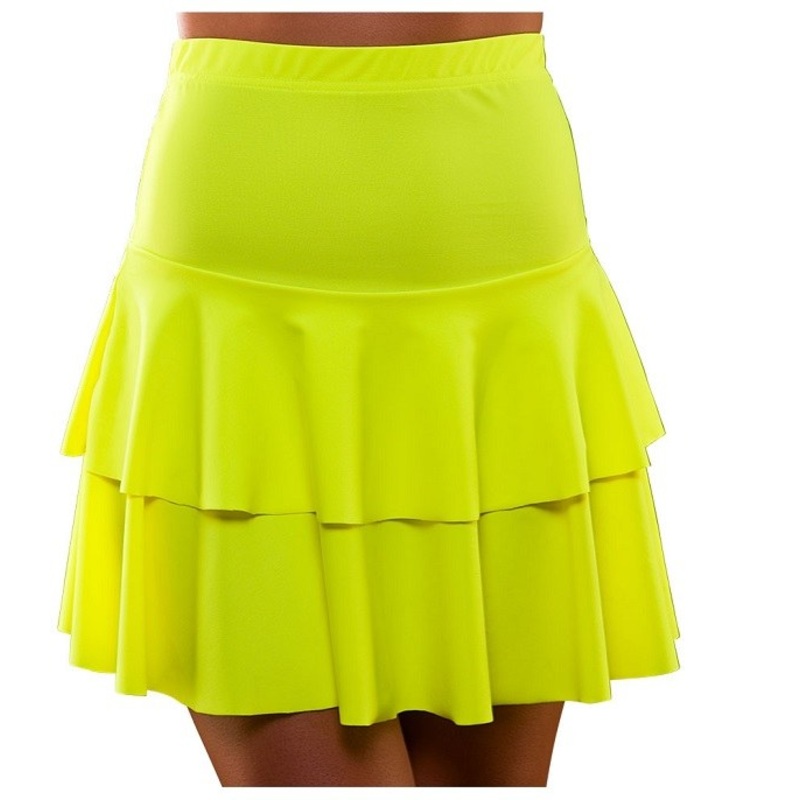 80’s Neon Ra Ra Skirt – Yellow