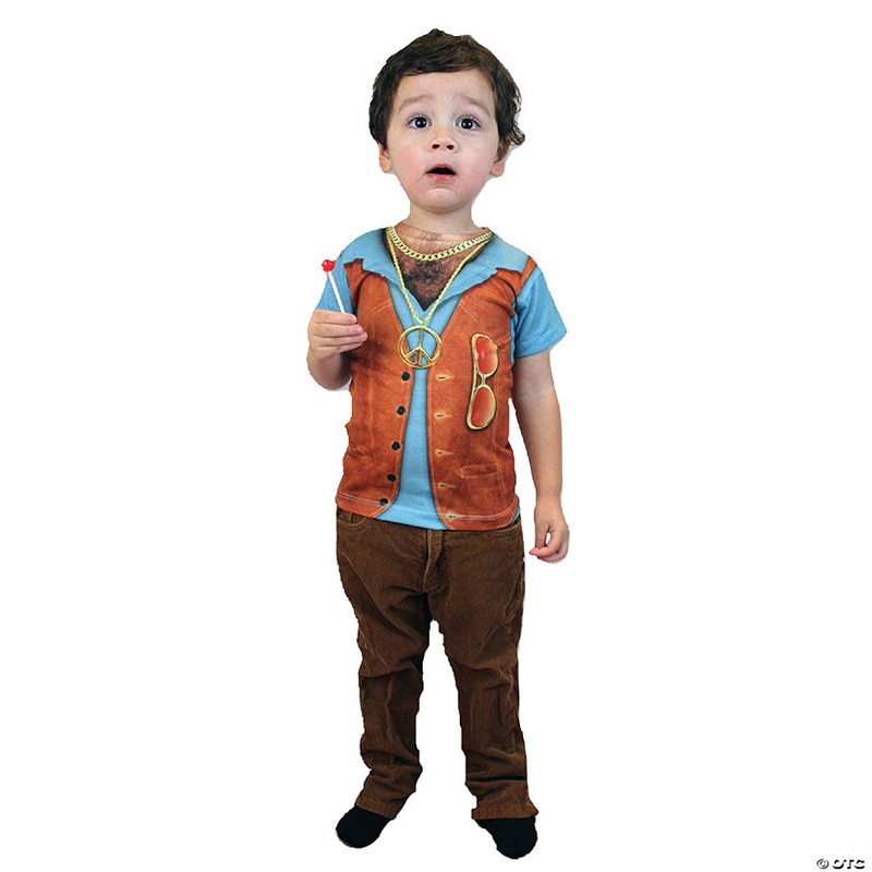 Boy’s Hairy Chest Hippie Costume