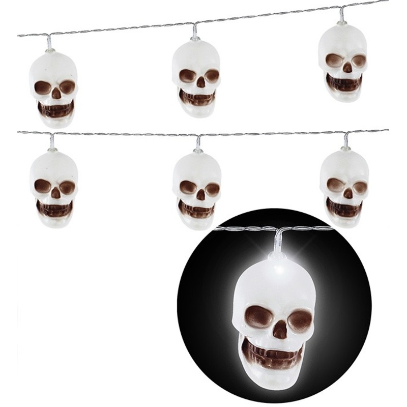 Halloween skull fairy lights 2.5m