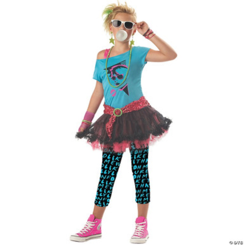 80’s Valley Girl Child Costume Small