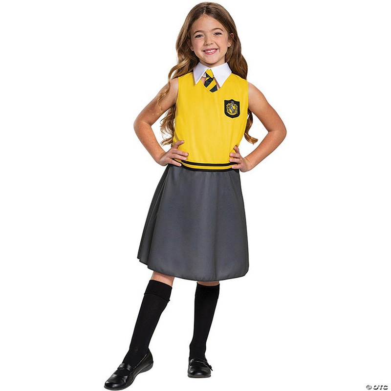 Girl’s Classic Harry Potter Hufflepuff Dress Costume