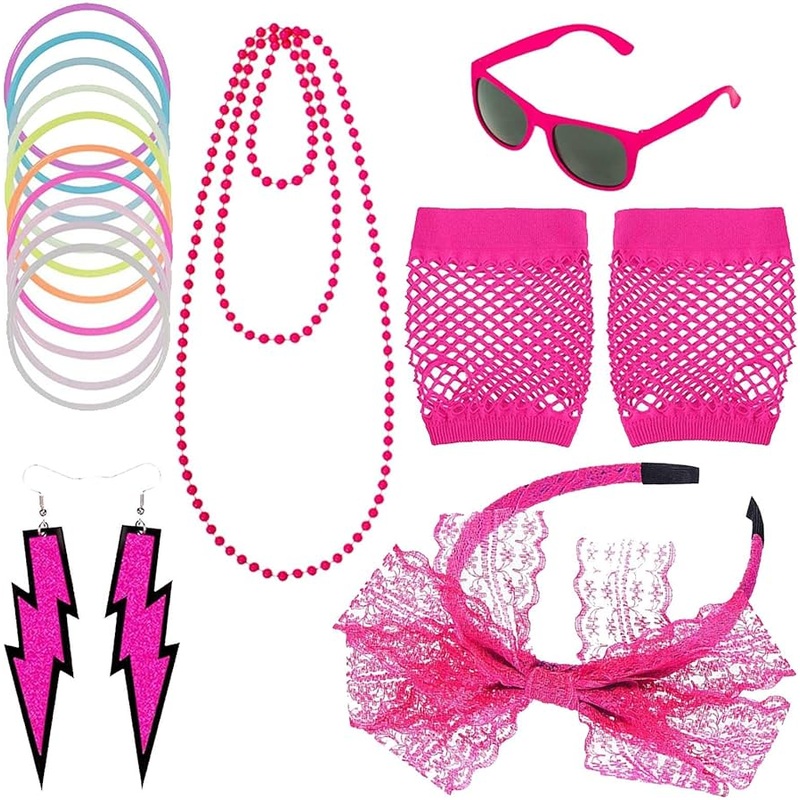 1980’s Accessory Set – Pink
