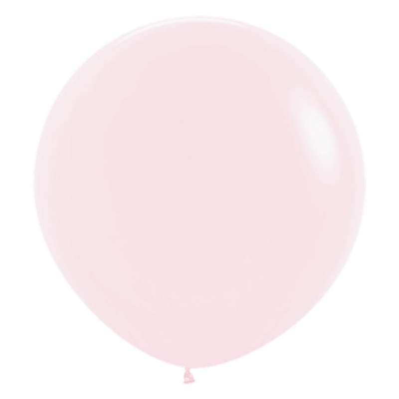 3 light pink XL balloons 61cm