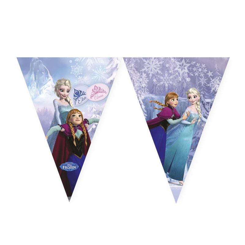 Frozen winter forest pennant chain 2.3m