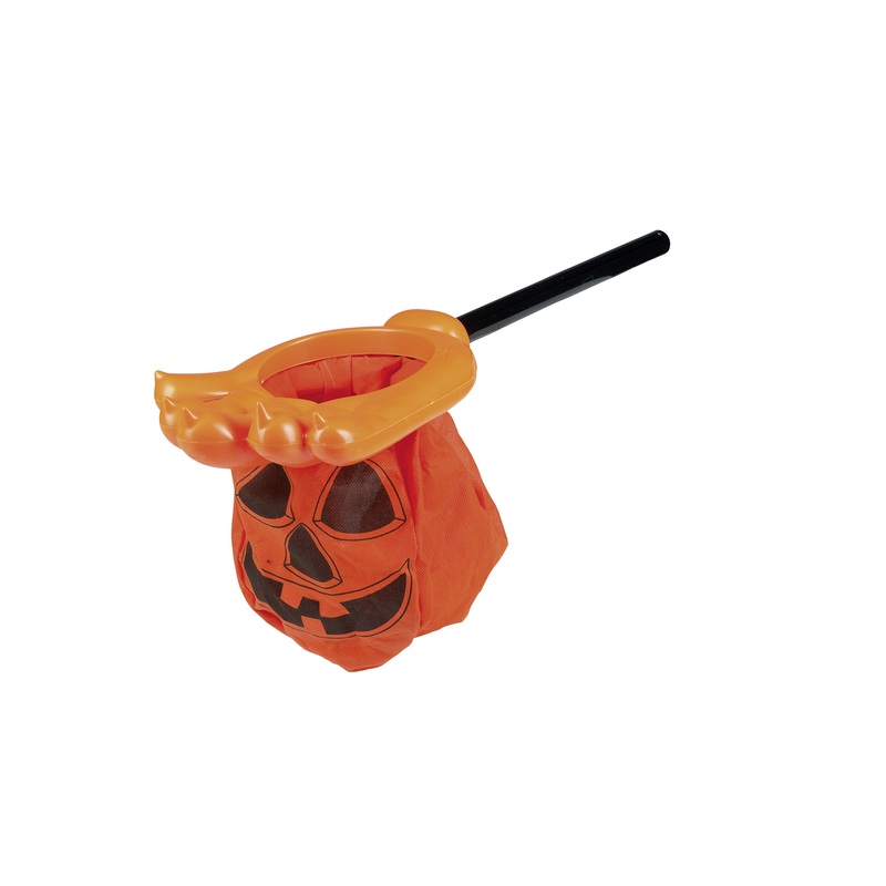 Happy Halloween candy bag with plastic claw 51cm