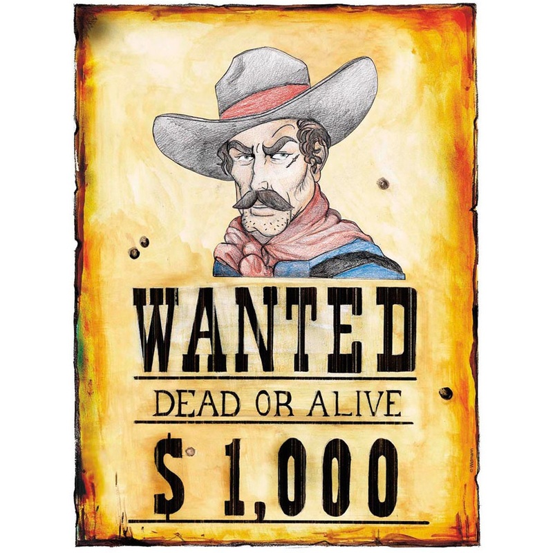 Wanted Cowboy Poster
