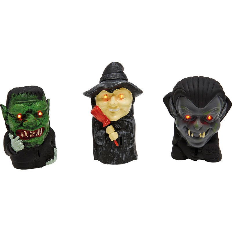 3 Halloween luminous figures