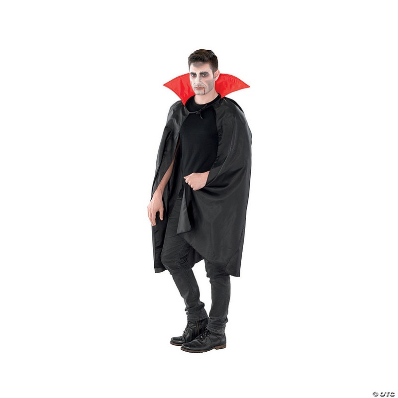 Black and Red Vampire Cape Boy Child Halloween Costume – Large