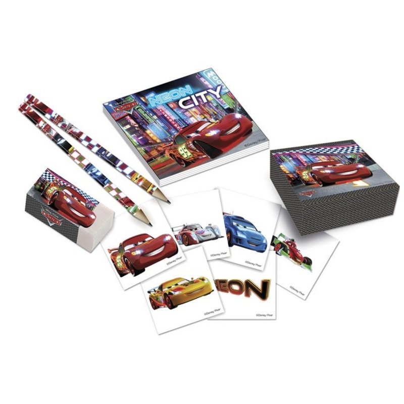 Cars Neon City writing set 16 pieces
