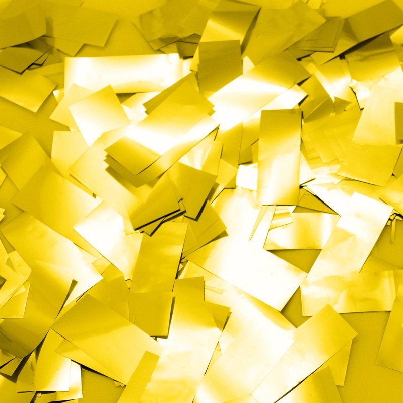 Gold confetti party popper 28cm