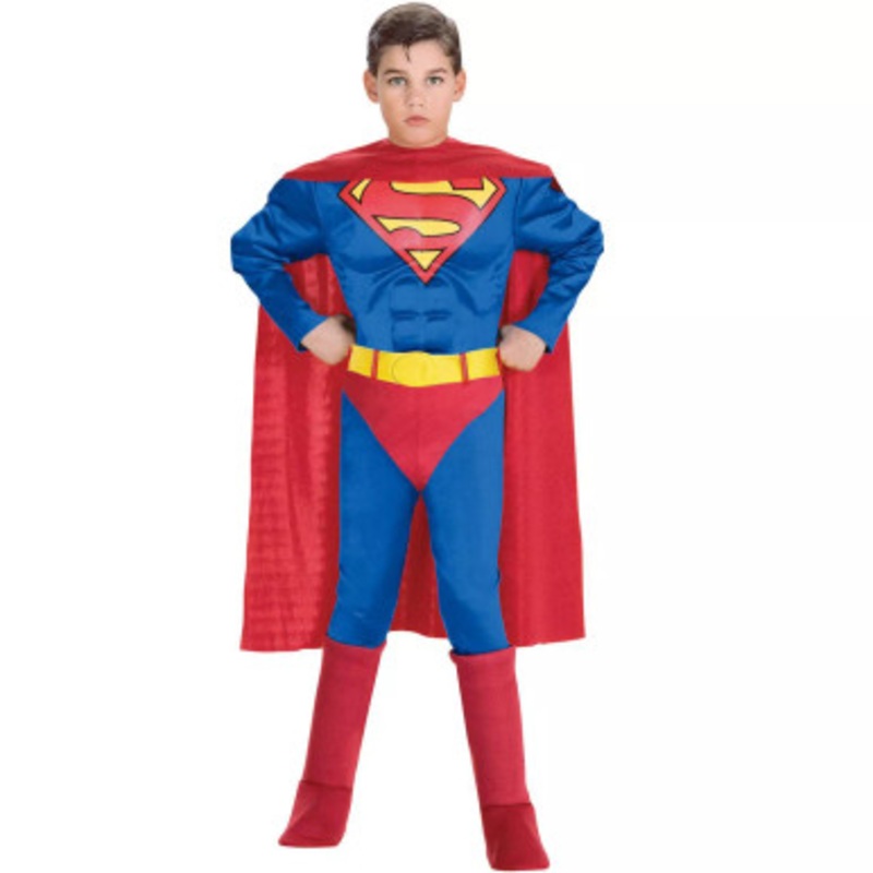 Superman Muscle Deluxe Child Costume Medium