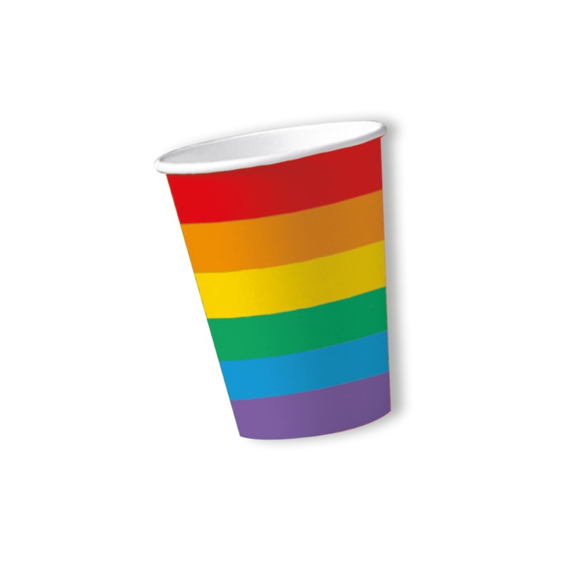 10 Pride party cups 200ml
