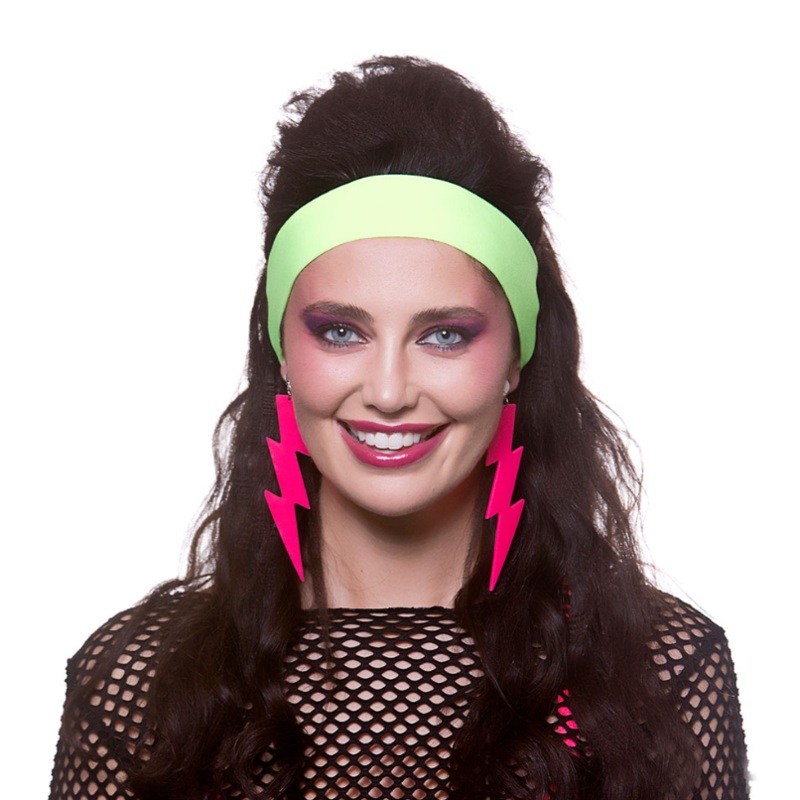 80’s Headband – Neon Green