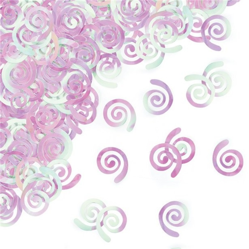 Mother of pearl spirals sprinkle decoration 14g