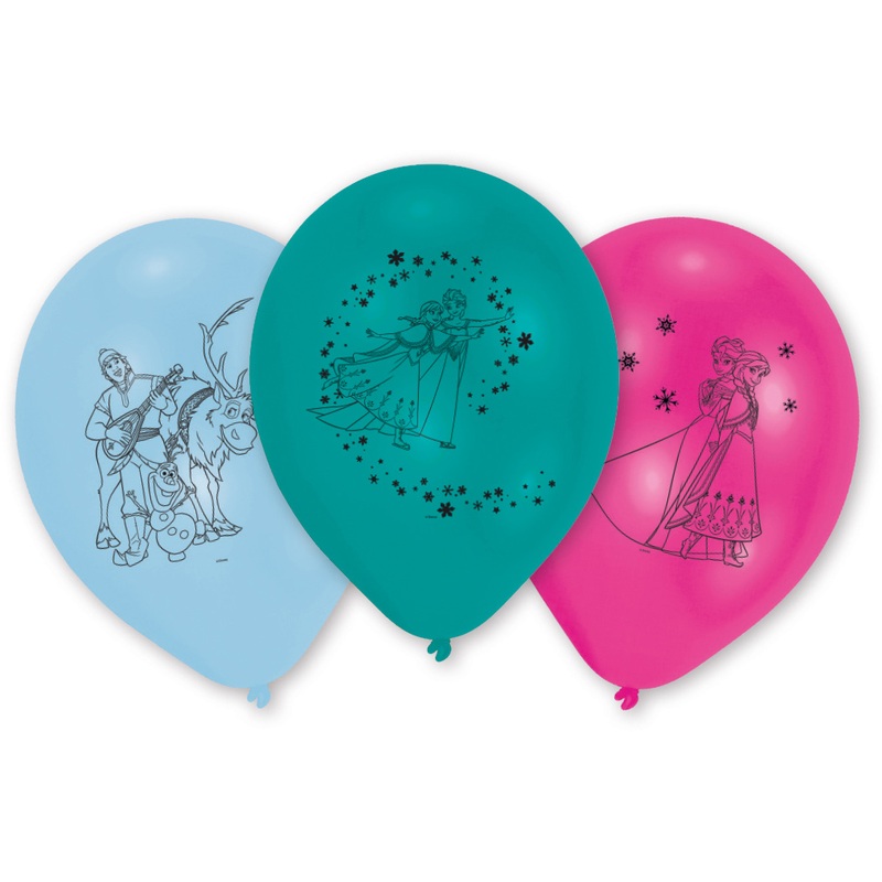10 Frozen Eiszauber balloons 25cm