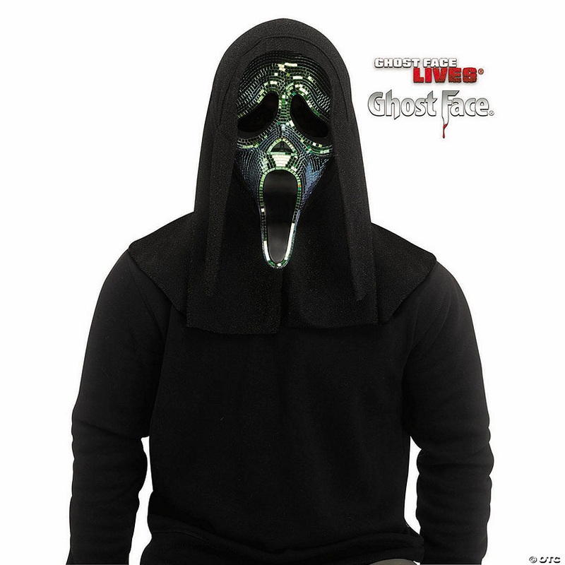 Adults Ghost Face Disco Oil SlIck Full Face Mask