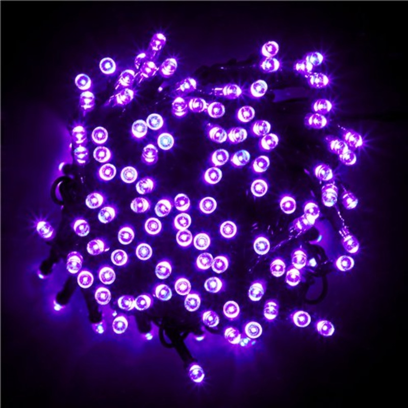 Giant 200 LED light chain purple 16m