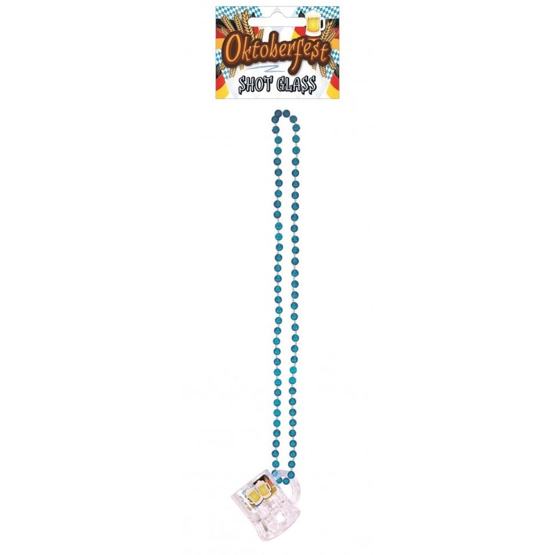 Oktoberfest shot glass on a chain