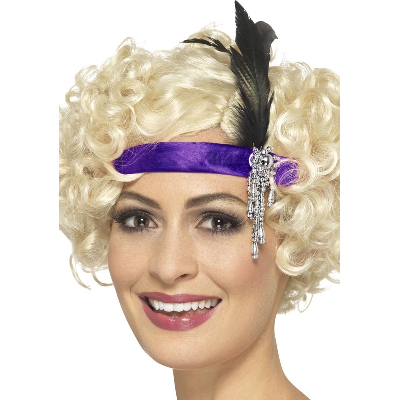Purple Flapper Charleston Headband