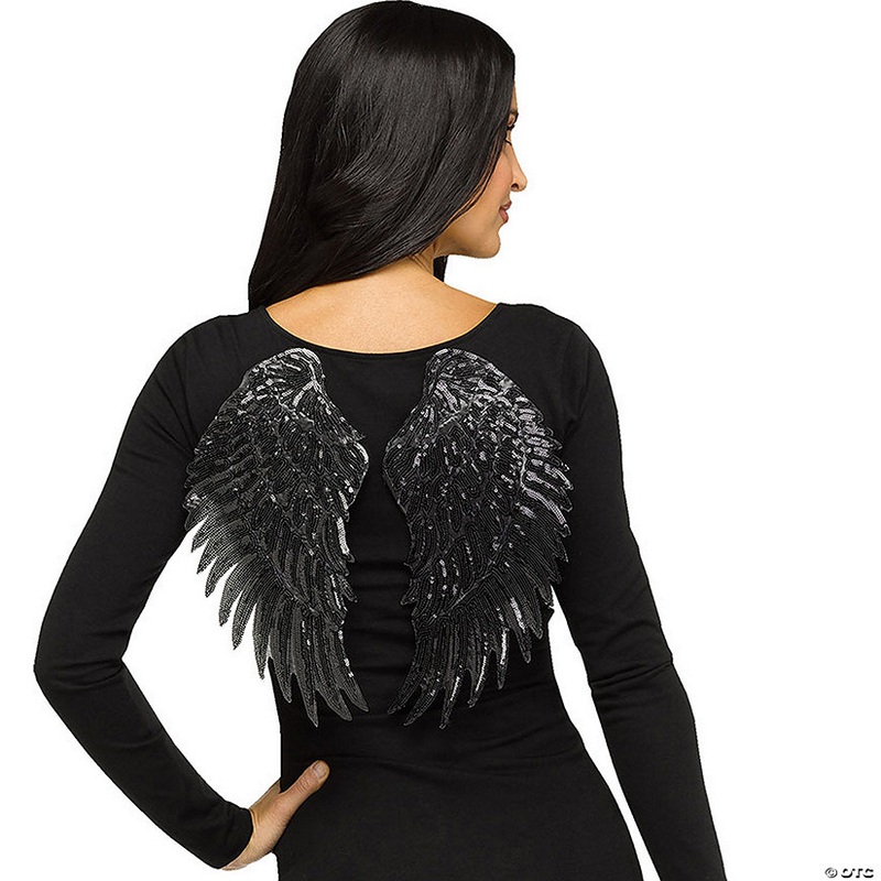 Adult Metallic Fabric Foam Wings Costume Accessory