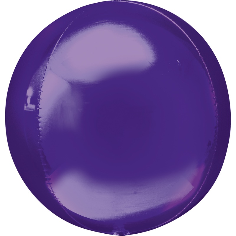 Ball balloon in dark purple
