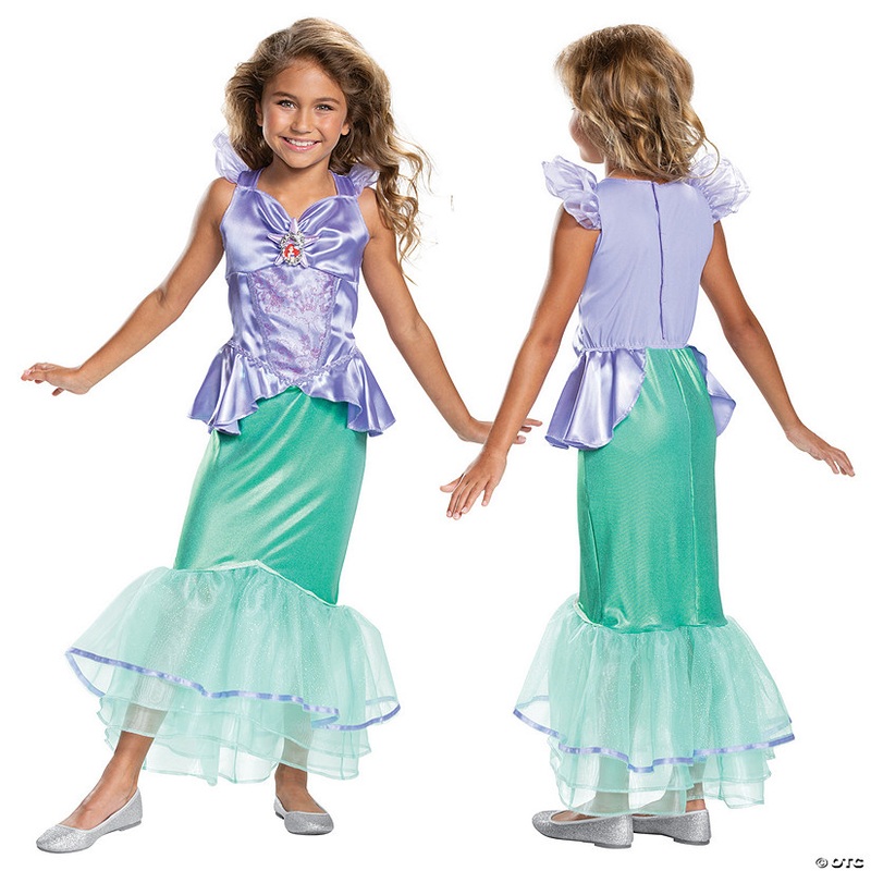 Kids Classic Disney The Little Mermaid Ariel Dress Costume