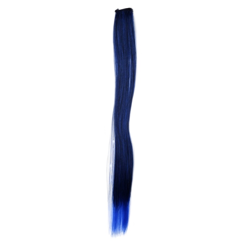1 Clip-In Extension Strand Straight 45 cm Blue-Black Mix YZF-P1S18-1BTTTF2517