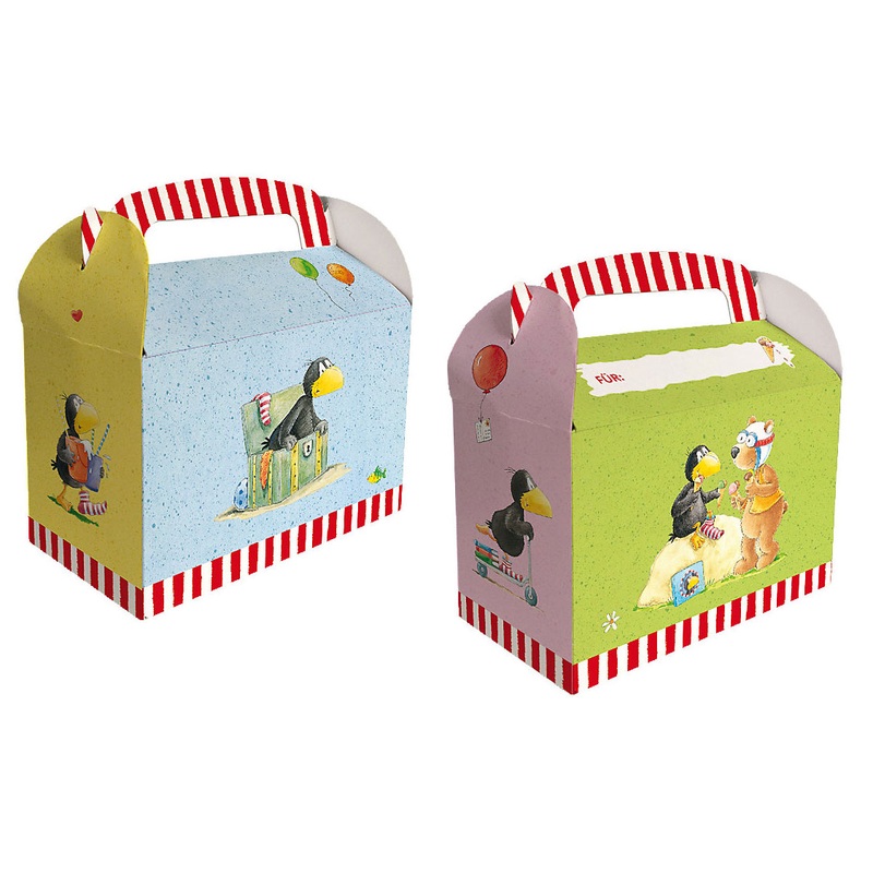 6 little raven sock gift boxes