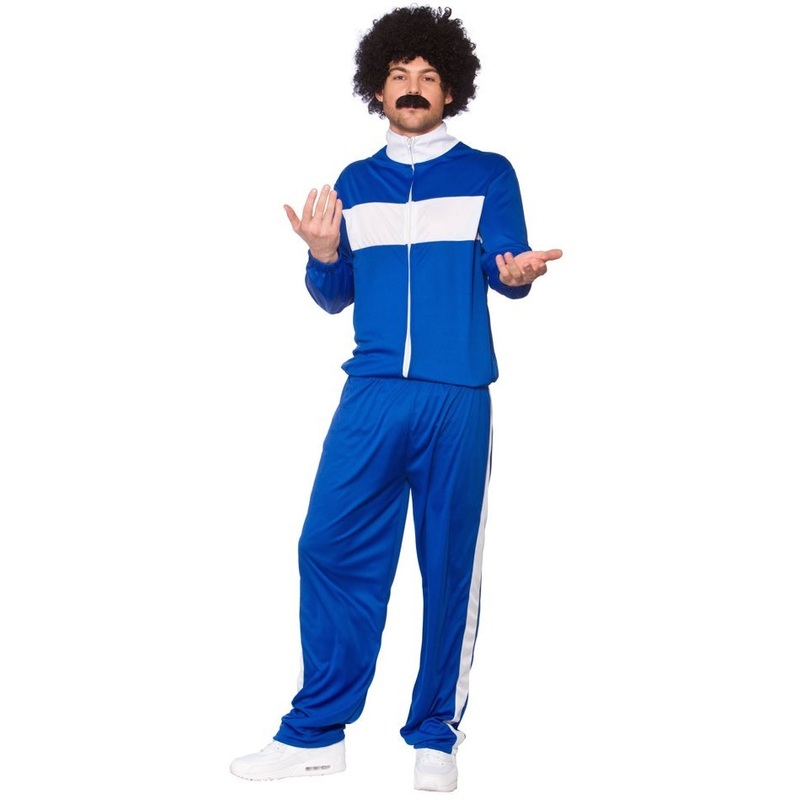 80’s Blue Retro Tracksuit