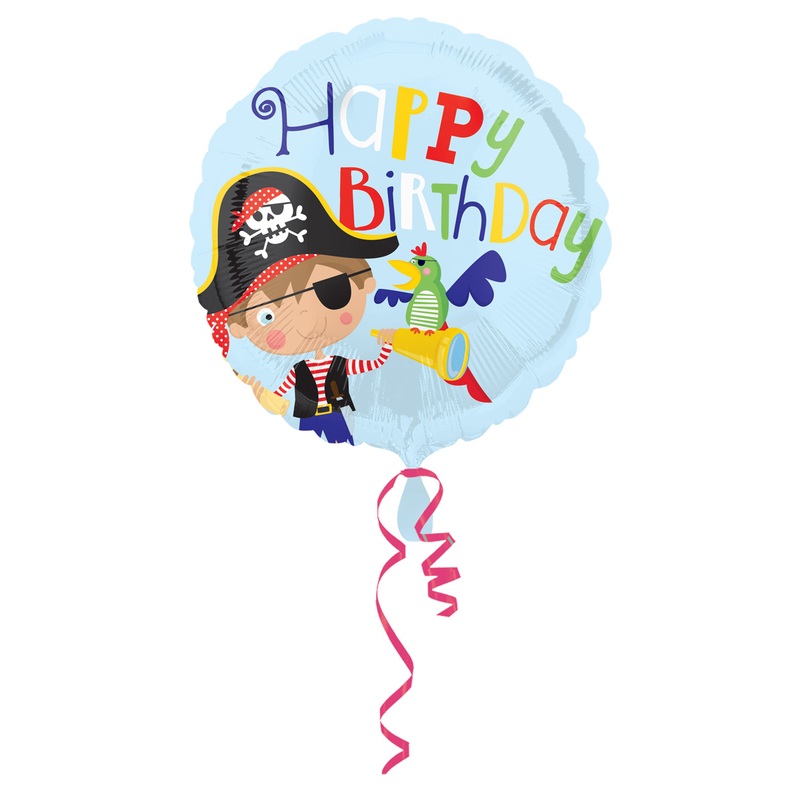 Birthday balloon Little fearless pirate