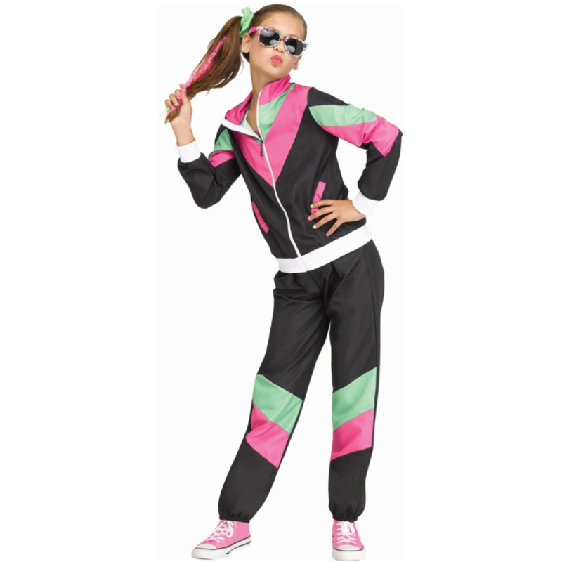 Rockin’ 80’s Tracksuit Costume – Kids