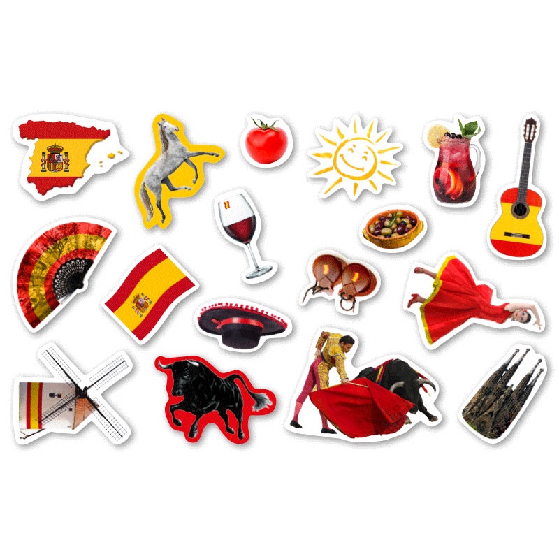 Spain XXL sprinkle decoration 51 pieces