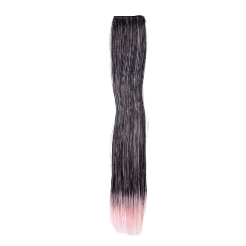2 clips extension strand straight 45 cm pink-black mix YZF-P2S18-1BT2333