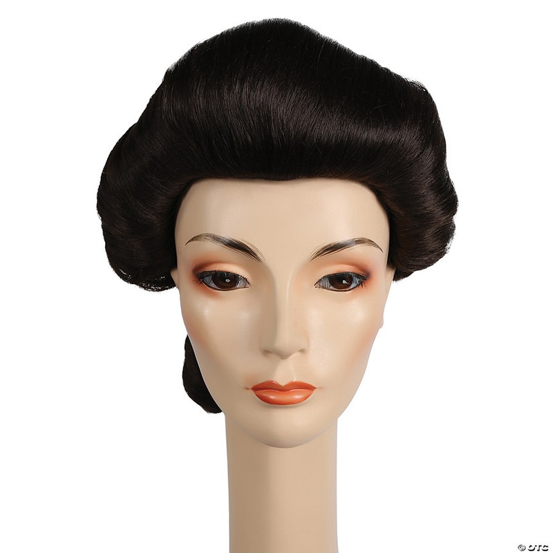 Adults Beauty Brown Ponytail with Curls Wig – Medium Chestnut Brown 6