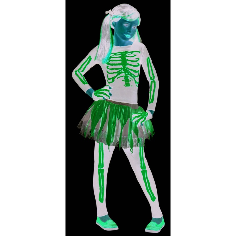 Pink Skeleton – Tween Costume
