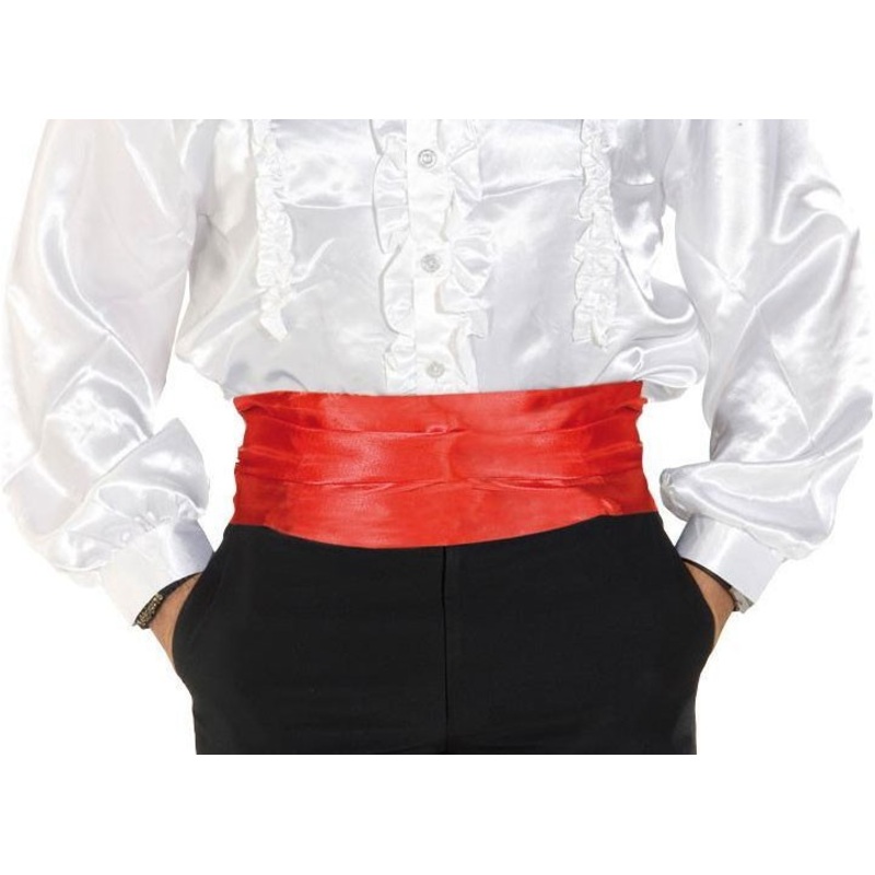 Red men’s cummerbund