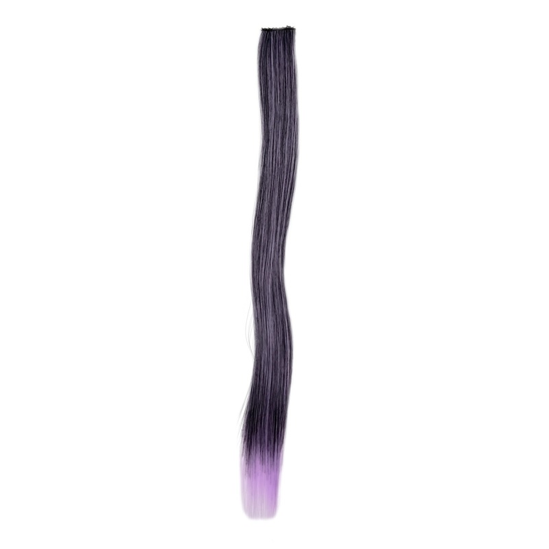 1 Clip-In Extension Strand Straight 45 cm Violet-Black Mix YZF-P1S18-1BTTF2403A