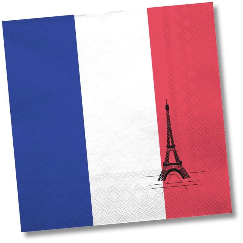 20 France napkins 33cm