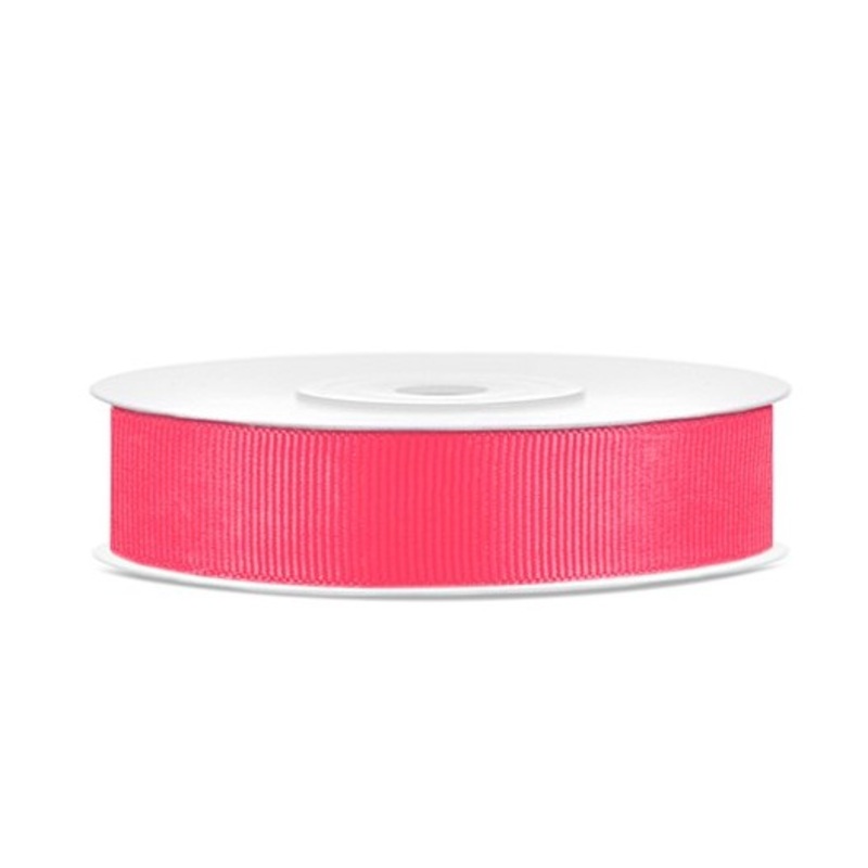 25m grosgrain ribbon in fuchsia