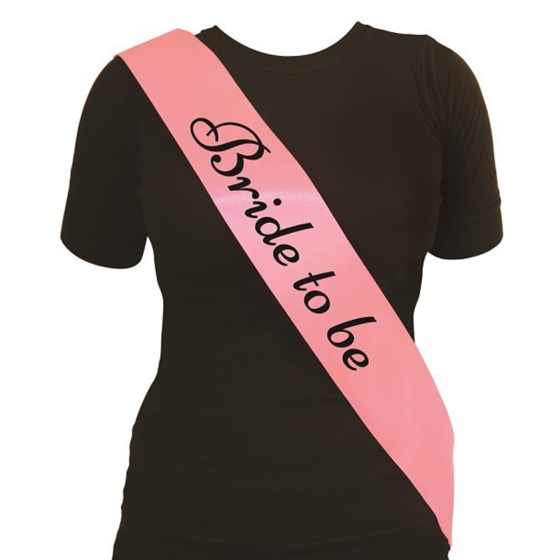 Bride To Be Sash – Pink
