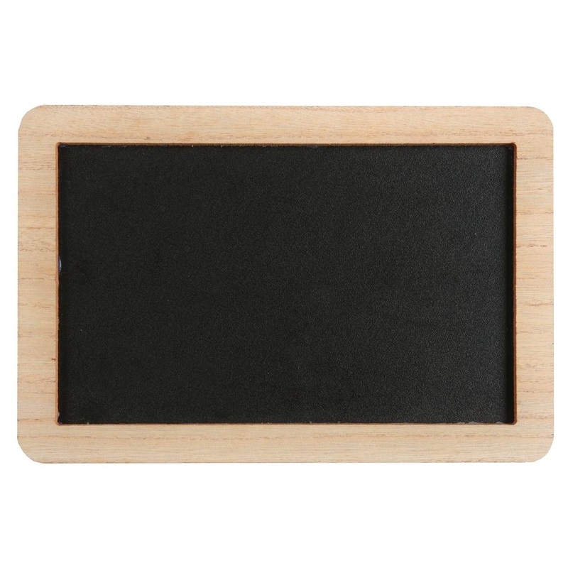 Large wooden slate board 18 x 27 cm