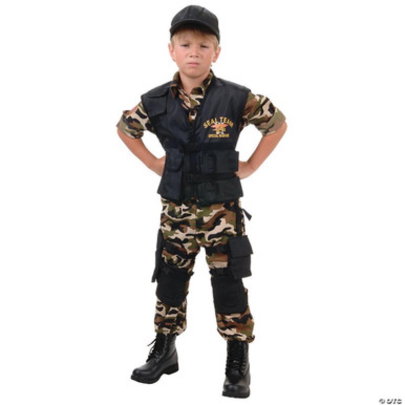 Seal Team Deluxe Child Costume Medium